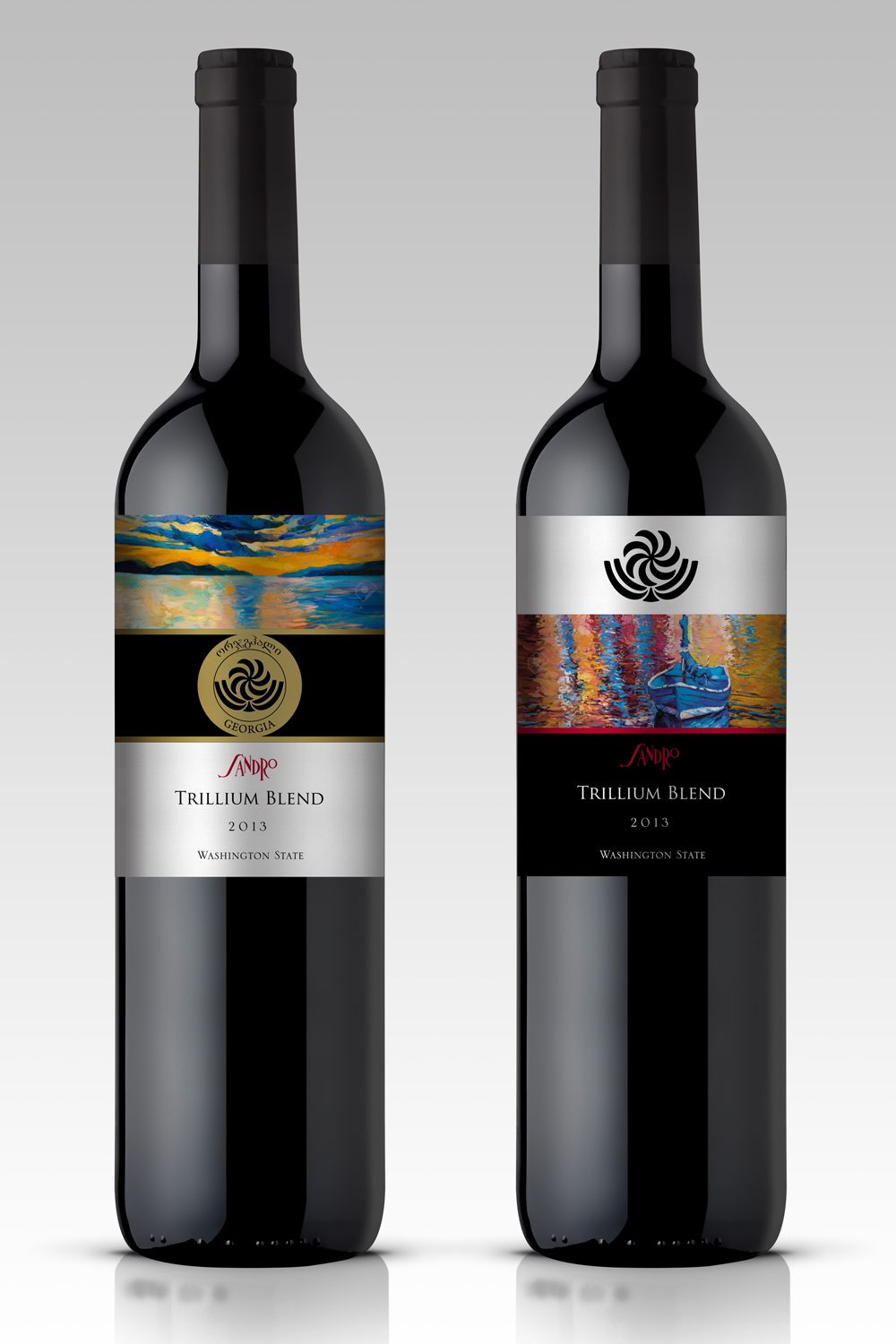 Label Design by Shark1 for Sandro Wines | Design #11094426