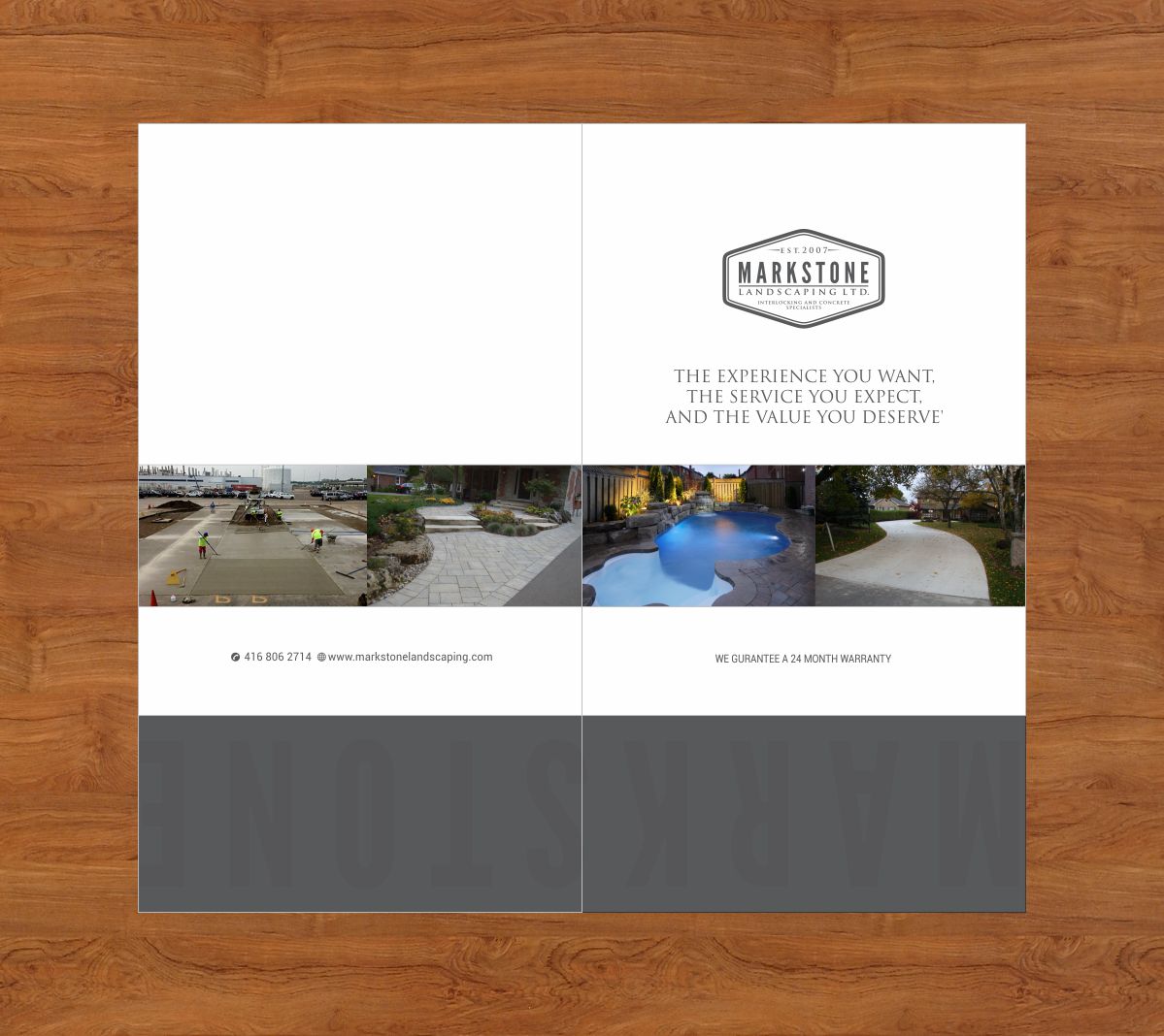 Print Design by cb1318 for Markstone Landscaping | Design #10951418