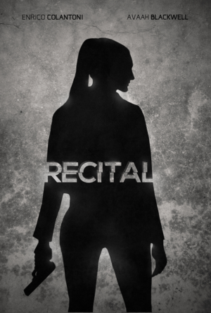Poster design for action Short film entitled RECITAL | Poster Design by B L X C K_R X I N B O W