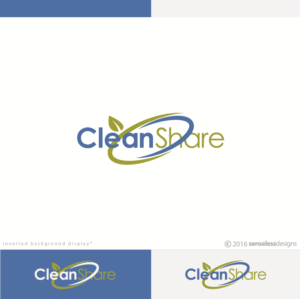 CleanShare | Logo Design by Senseless