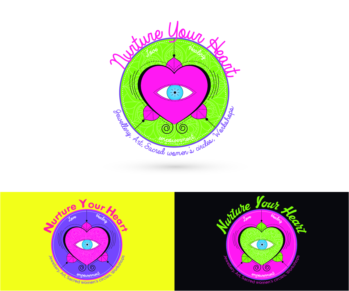 Logo Design by Marco Rubio for Nurture Your Heart  | Design #11002160