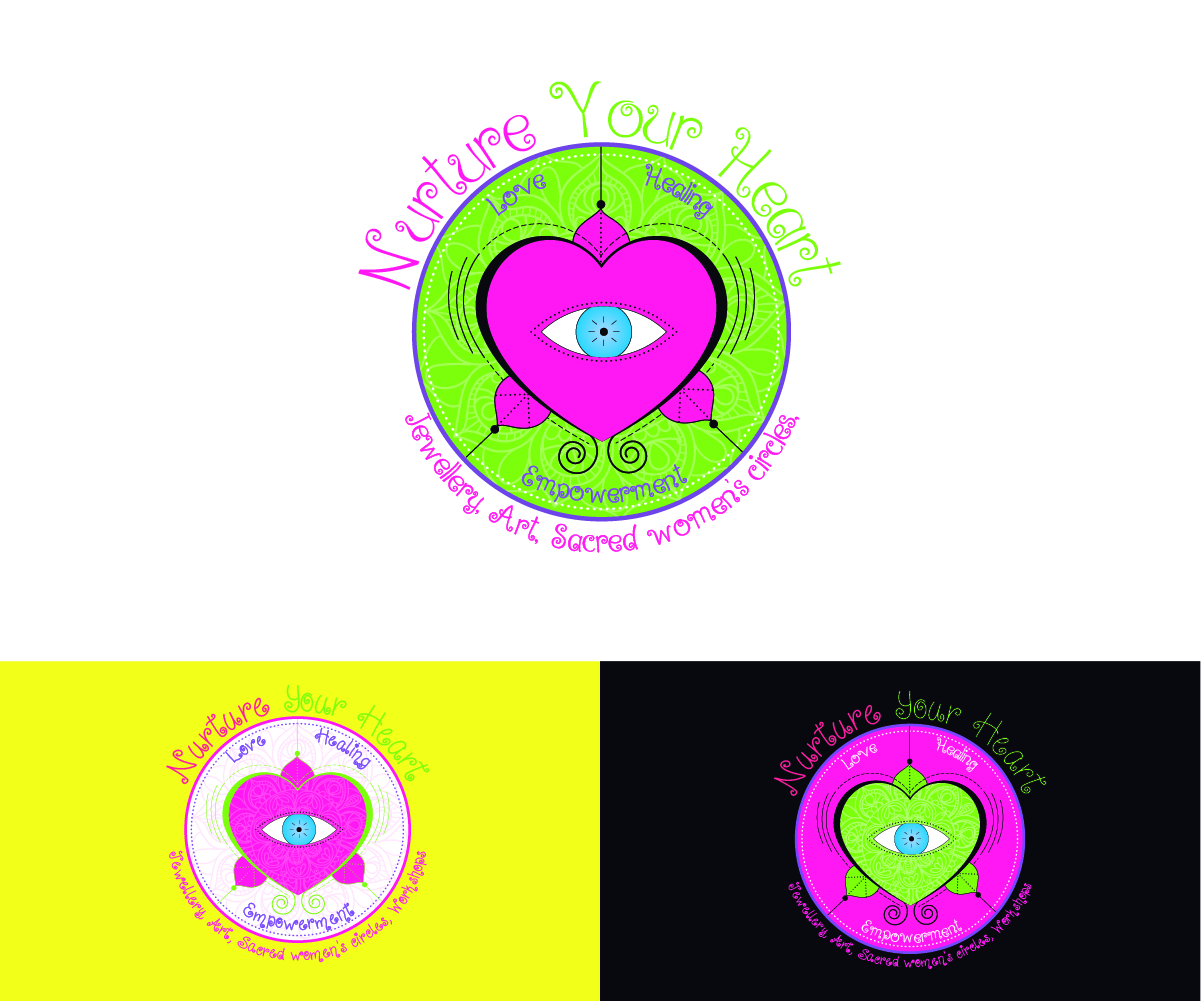 Logo Design by Marco Rubio for Nurture Your Heart  | Design #11023272