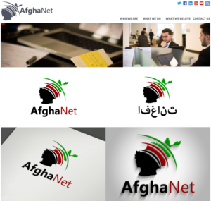 AfghaNet | Logo Design by AFD