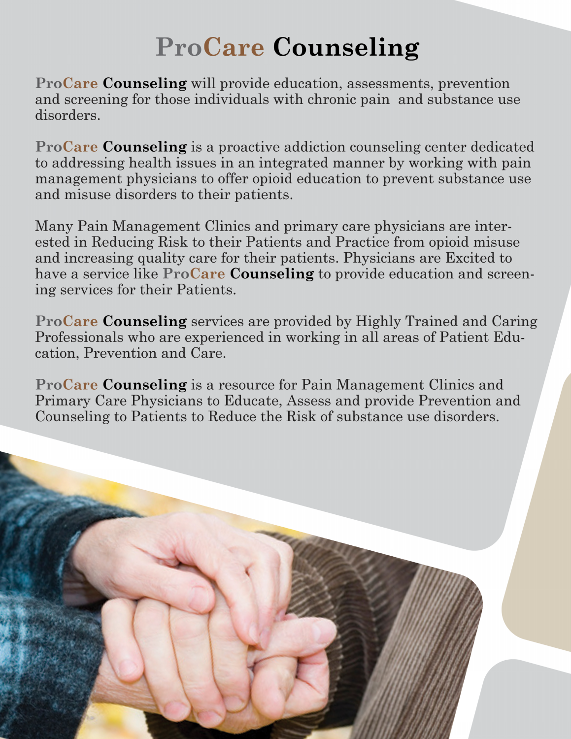 Design Graphique par FCJ_GRAPHICS pour Pro Care Counseling | Design #2280552
