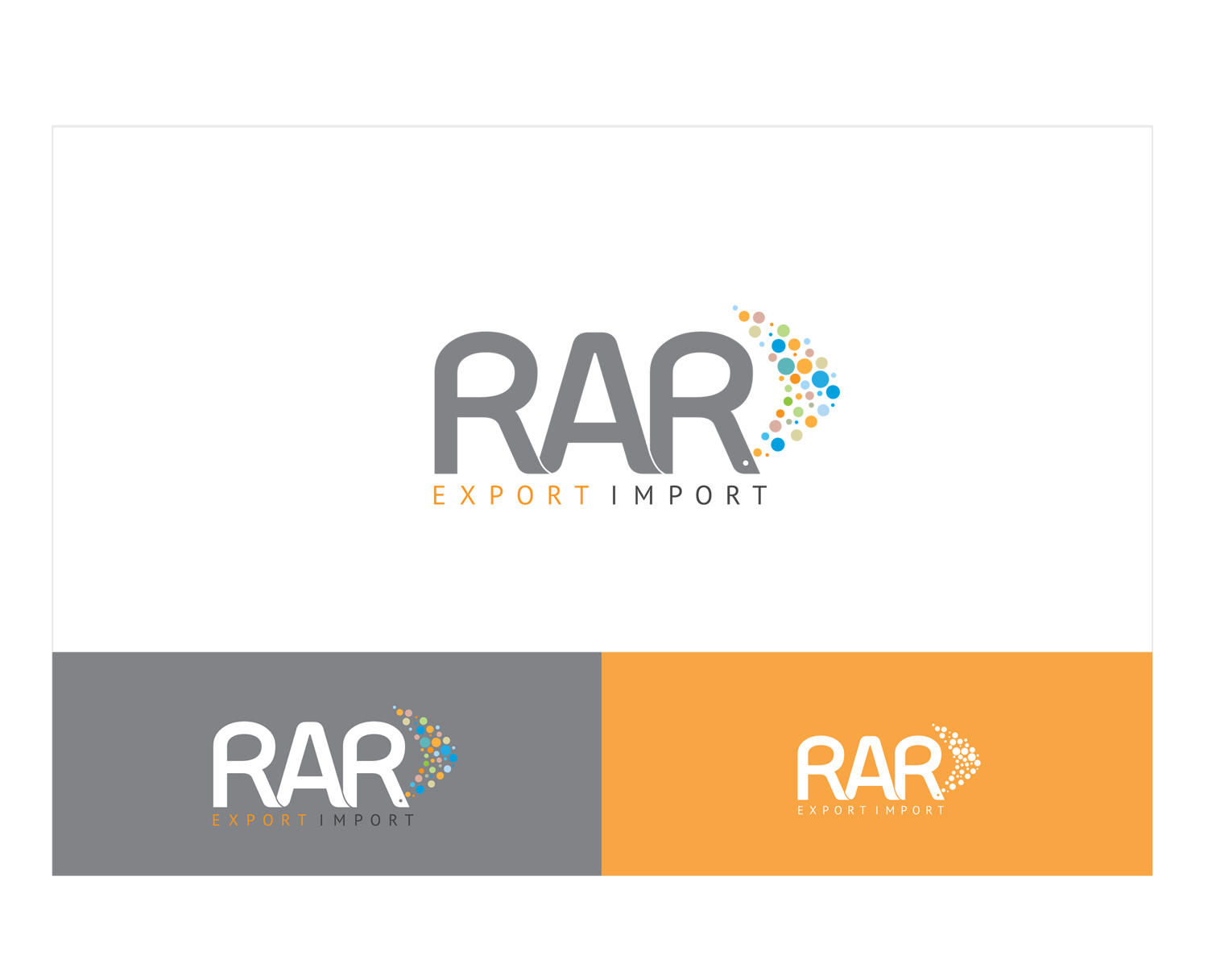 Logo Design by CanDoDesign for RAR Export Import distributors Pty Ltd | Design #10941248