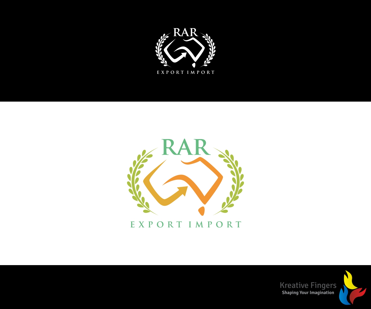 Diseño de Logo por Kreative Fingers para RAR Export Import distributors Pty Ltd | Diseño #10961096