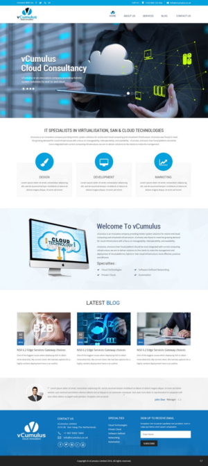 Web Design by pb for this project | Design: #10937490
