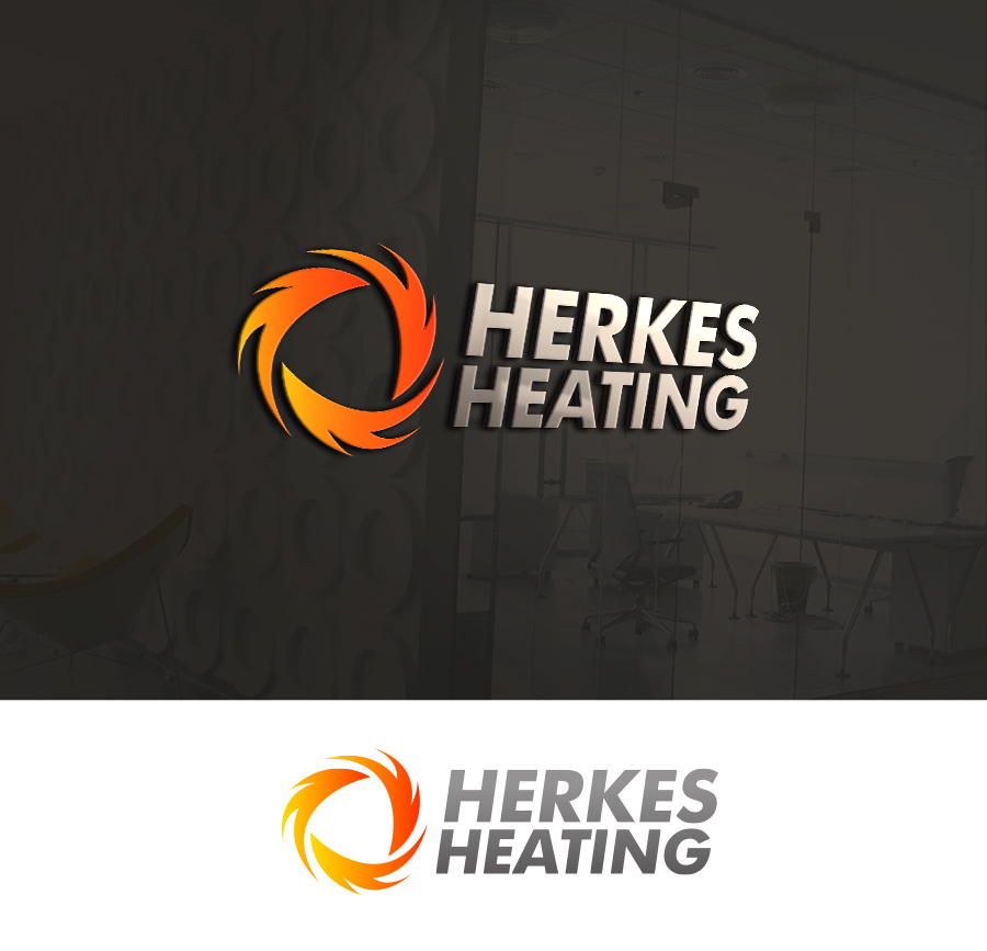 Logo Design by Digihex for Herkes heating | Design #10941006