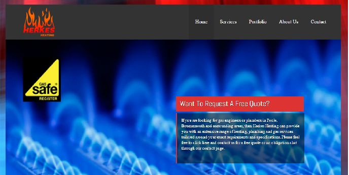 Logo Design by creativea for Herkes heating | Design #10945205