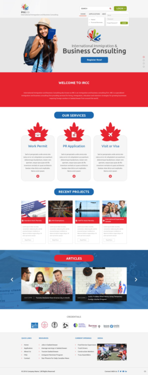 Web Design by pb for iibc | Design: #11097623