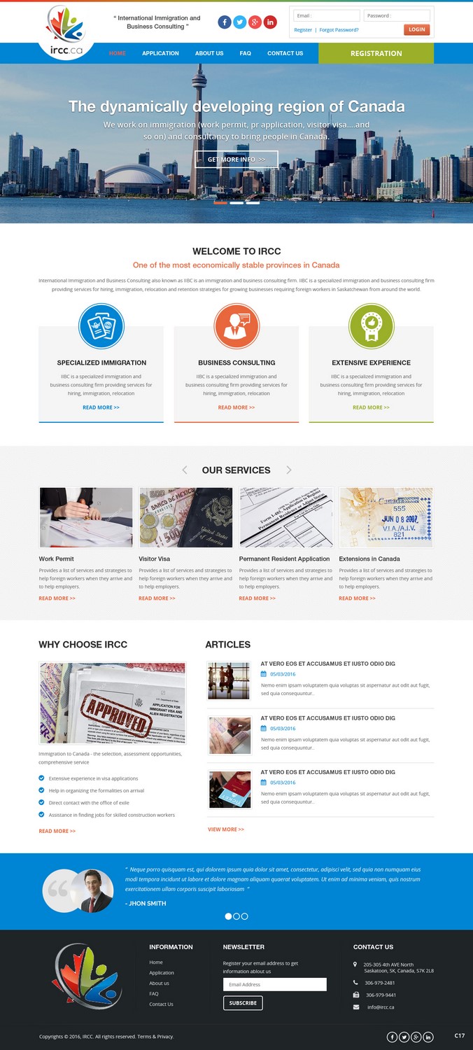 Web Design by pb for iibc | Design: #11136166