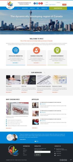 Web Design by pb for iibc | Design: #11242264