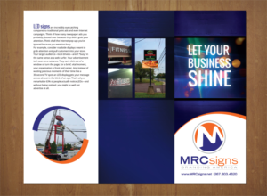 Brochure Design by MNM for Mrc Signs | Design: #10933257