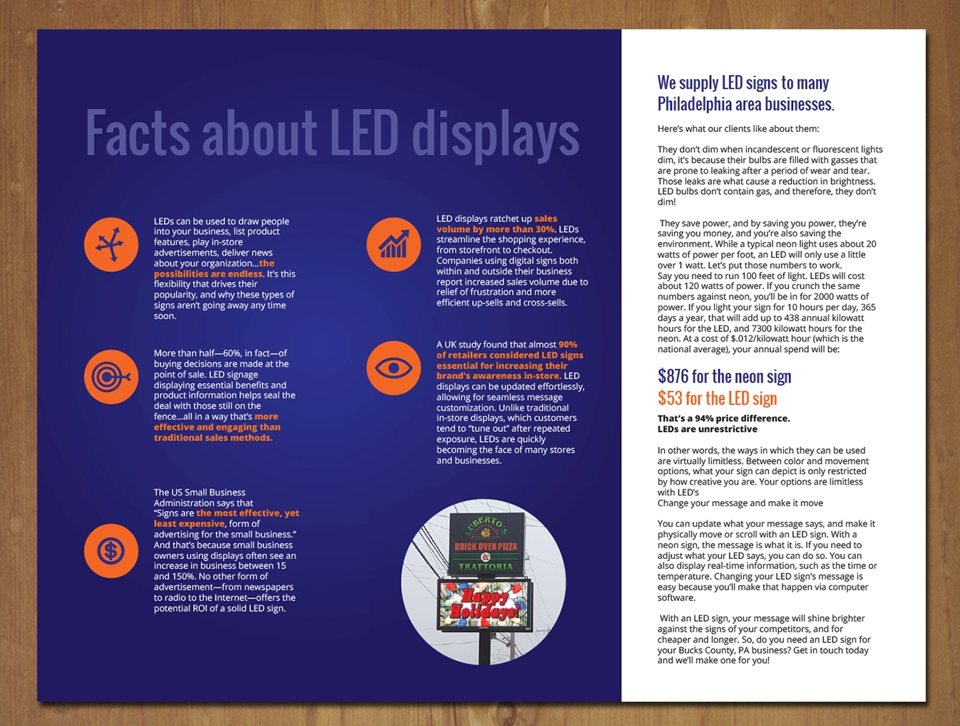 Broschüren-Design von MNM für Mrc Signs | Design #10935903