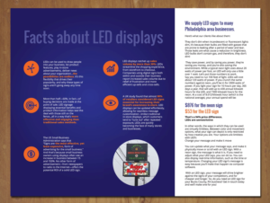 Brochure Design by MNM for Mrc Signs | Design: #10935903