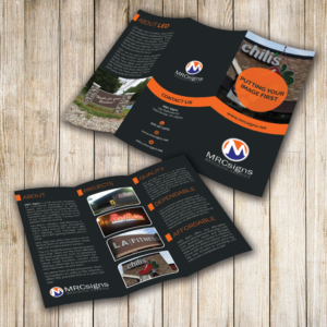 Brochure Design by Masha K for Mrc Signs | Design: #10938676