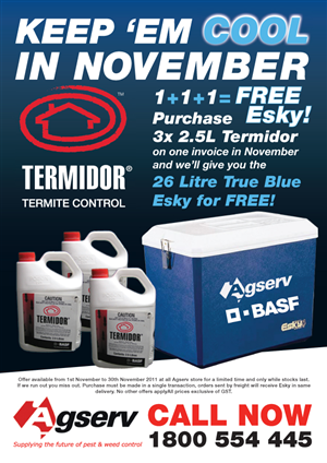 Agserv keeps 'm cool in November | Diseño de Flyer por Tony Walker Graphics Limited