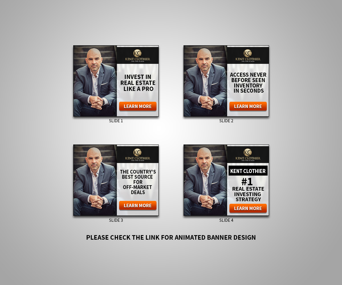 Banner Ad Design by RubelRir for REI Marketing | Design #10983006