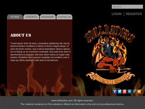 Christian Motorcycle club/ministry website | Diseño Web por HeroG®APHIX