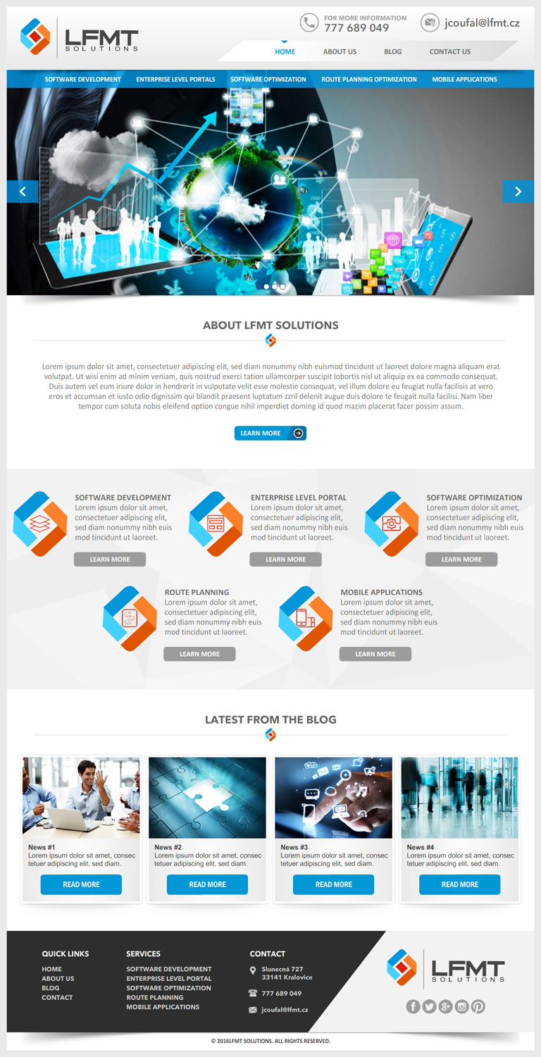 Web Design by -Marc- for LFMT | Design #10956254