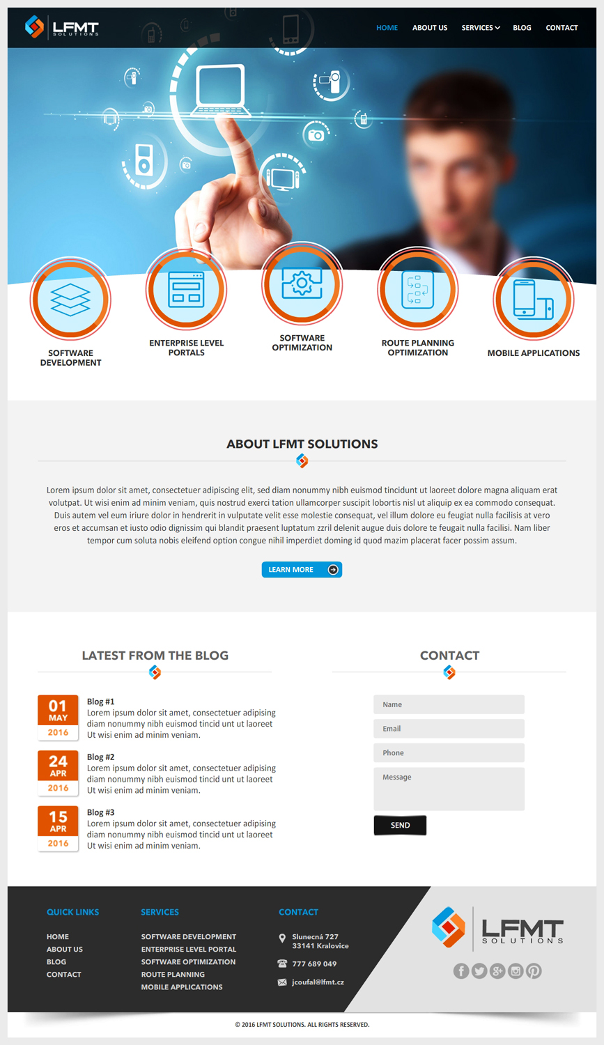 Web Design by -Marc- for LFMT | Design #11153084