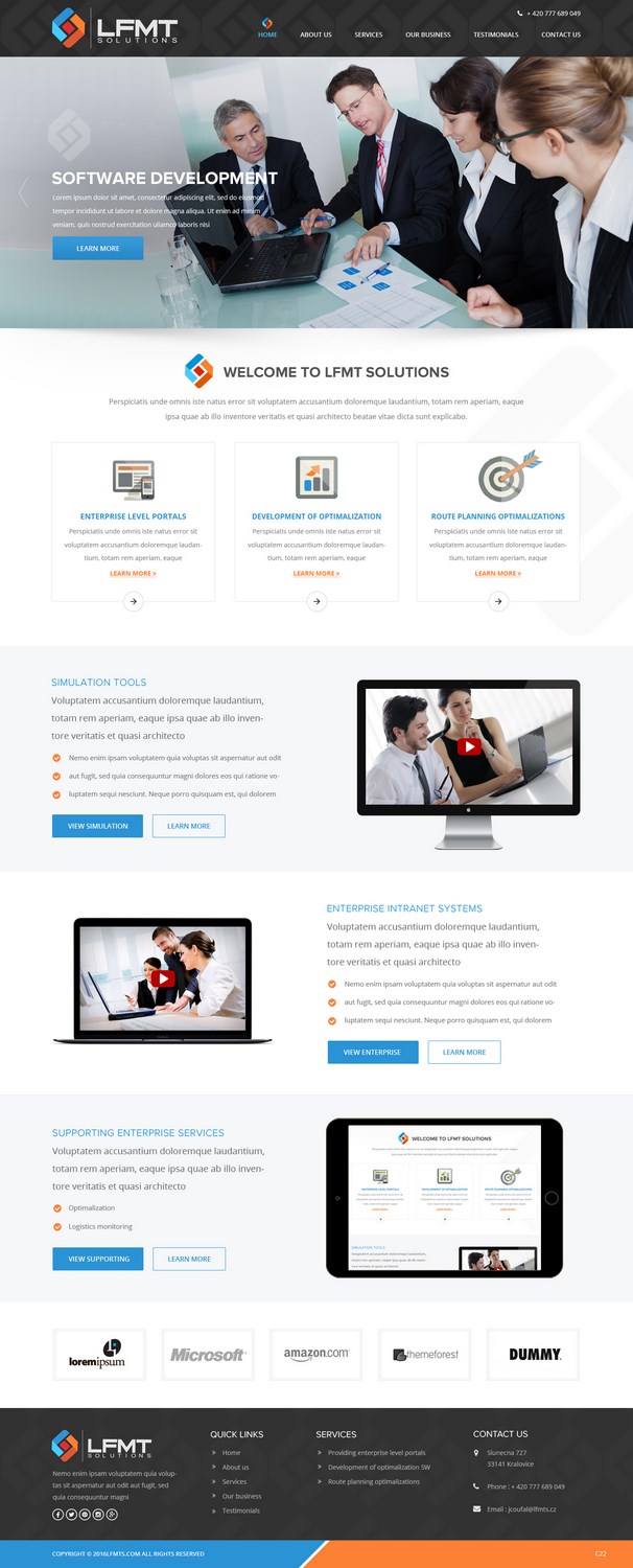 Web Design par pb pour LFMT | Design #10984476