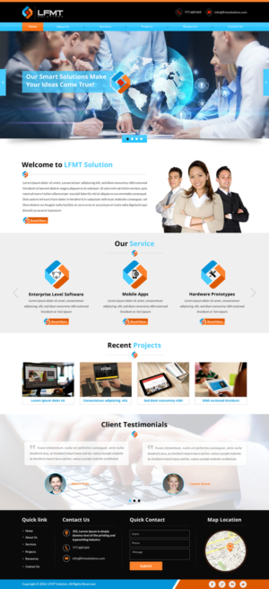 Web-Design von Sbss für LFMT | Design: #10938306