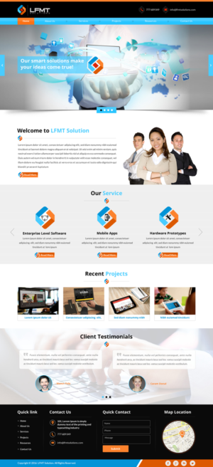 Web-Design von Sbss für LFMT | Design: #10938307
