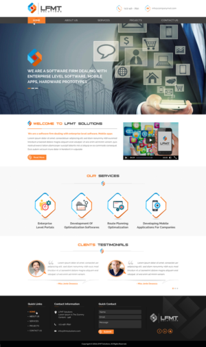Web-Design von Sbss für LFMT | Design: #10938308