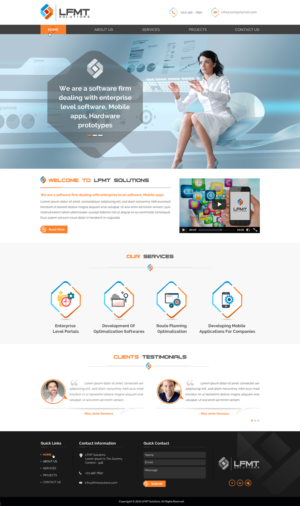 Web-Design von Sbss für LFMT | Design: #10938309