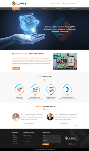 Web-Design von Sbss für LFMT | Design: #10938311