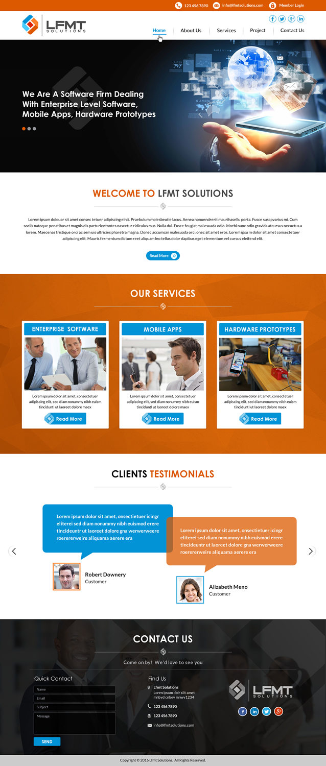 Web Design par Sbss pour LFMT | Design #10938315
