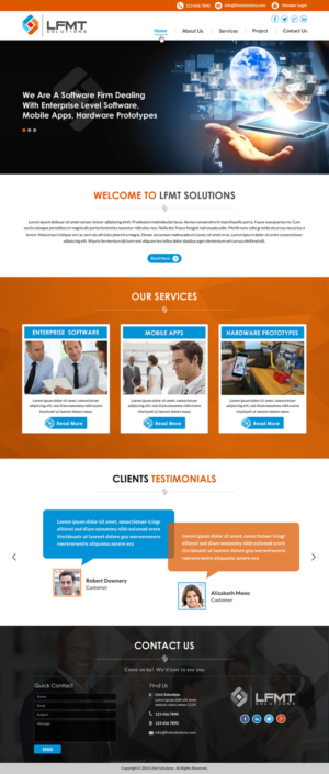 Web-Design von Sbss für LFMT | Design: #10938315