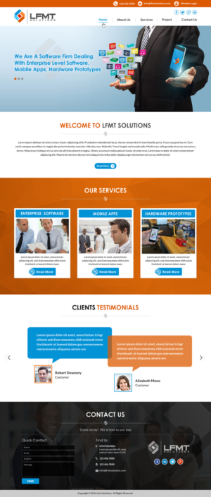 Web-Design von Sbss für LFMT | Design: #10938317