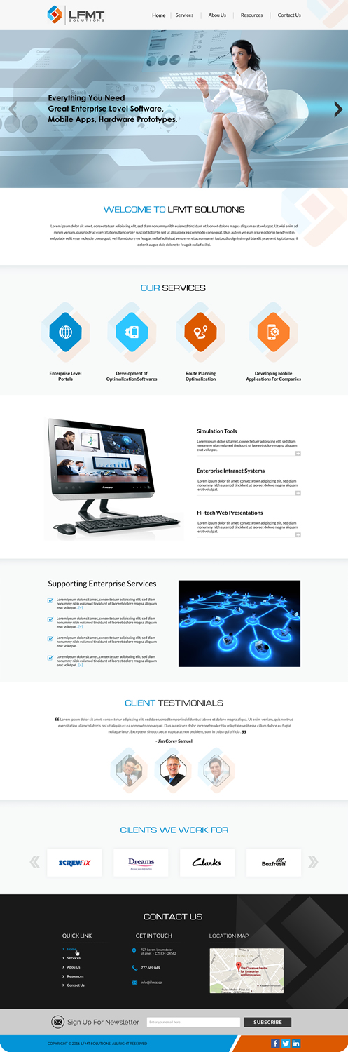 Web Design by Sbss for LFMT | Design #10938343