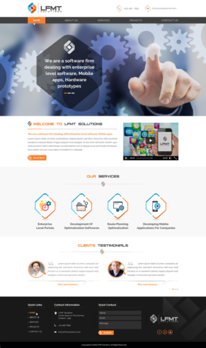 Web-Design von Sbss für LFMT | Design: #10938344