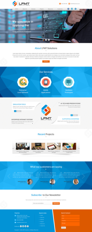 Web-Design von Sbss für LFMT | Design: #10938677