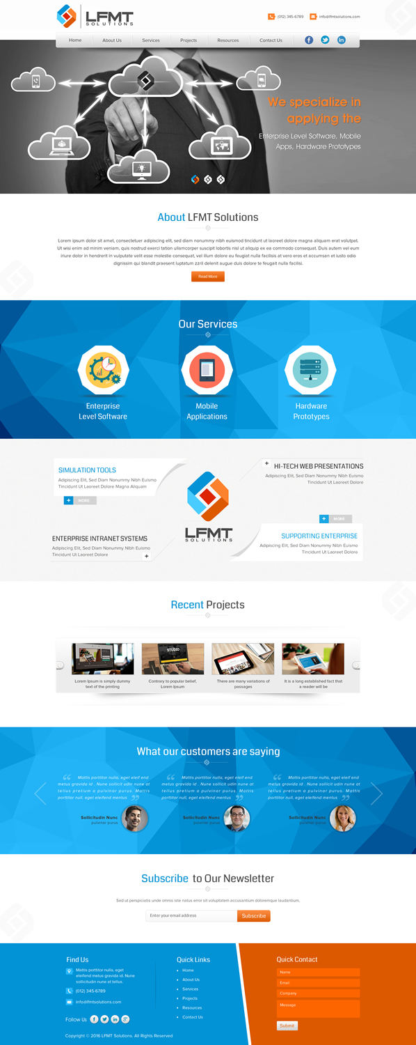 Web Design by Sbss for LFMT | Design #10938678