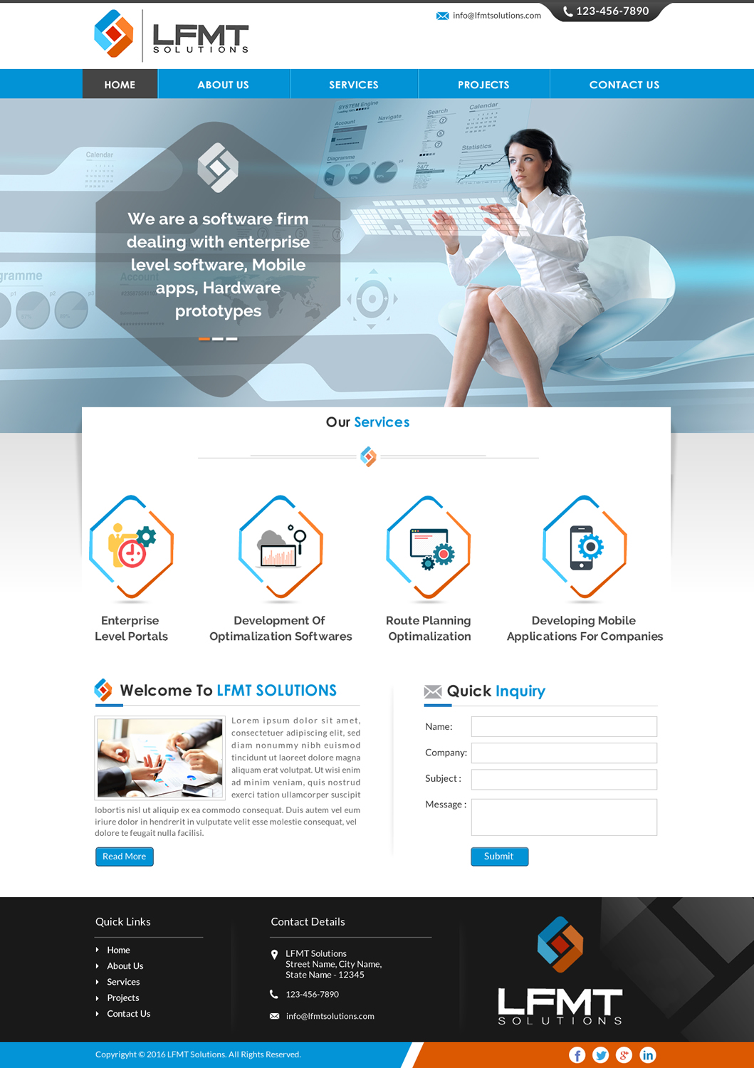 Web Design by Sbss for LFMT | Design #10945424