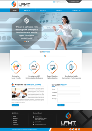 Web-Design von Sbss für LFMT | Design: #10945424