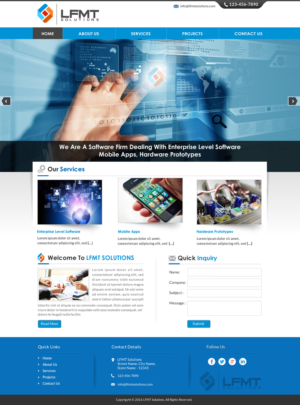 Web-Design von Sbss für LFMT | Design: #10945426