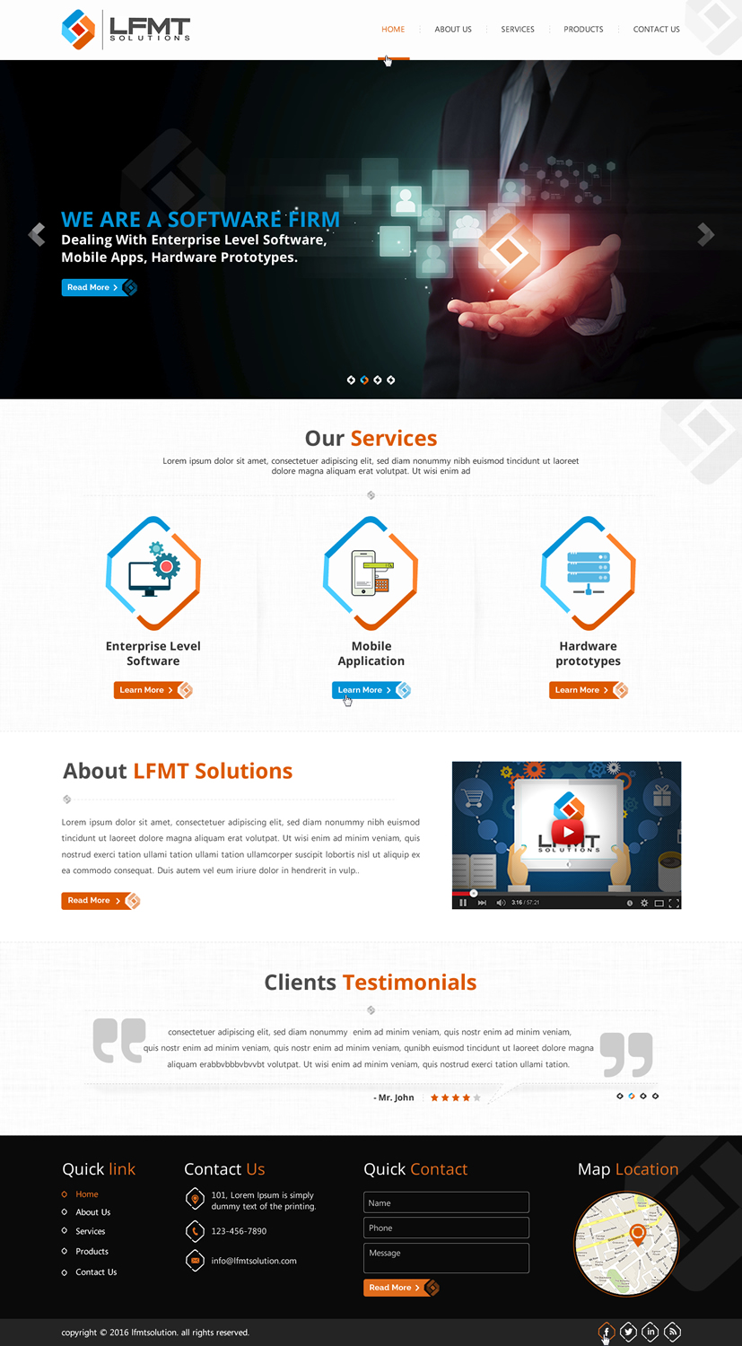 Web Design by Sbss for LFMT | Design #10950683