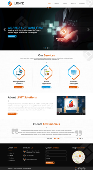 Web-Design von Sbss für LFMT | Design: #10950683