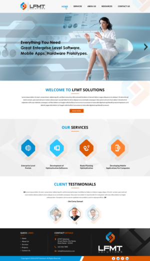 Web-Design von Sbss für LFMT | Design: #10951464