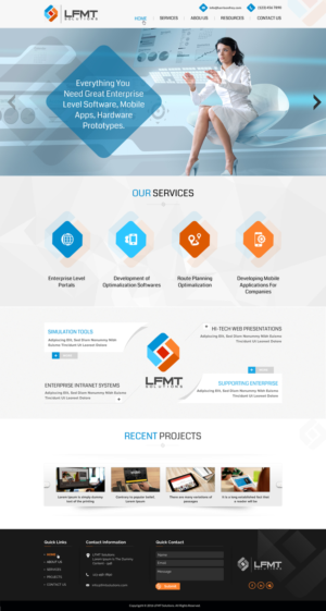 Web-Design von Sbss für LFMT | Design: #11054006