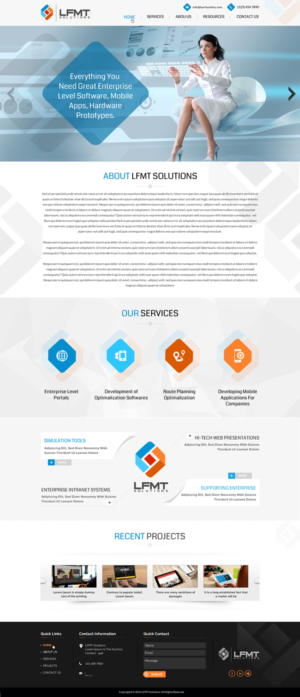 Web-Design von Sbss für LFMT | Design: #11060936