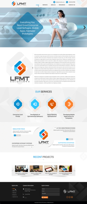 Web-Design von Sbss für LFMT | Design: #11060937