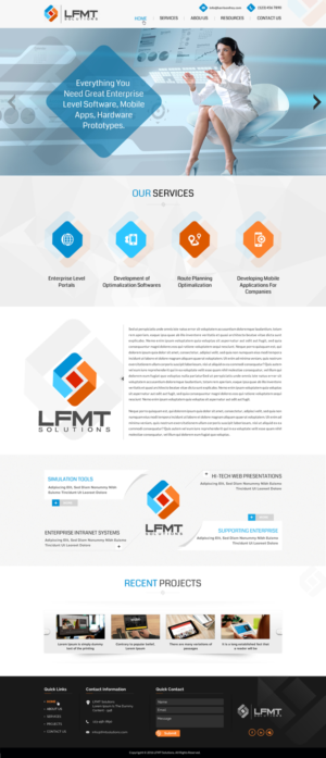 Web-Design von Sbss für LFMT | Design: #11060938