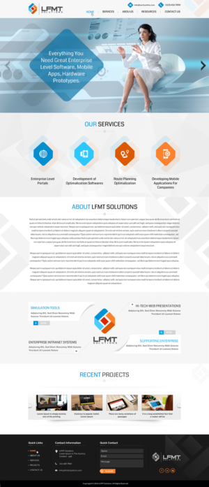 Web-Design von Sbss für LFMT | Design: #11060939