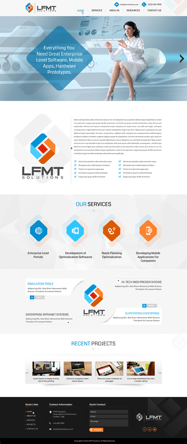Web Design by Sbss for LFMT | Design #11060974